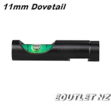 Metal Spirit Bubble Level for 11mm Dovetail Rail Base