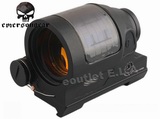 1x38 Tactical SRS Style Red Dot Sight Scope - Dual Power Supply