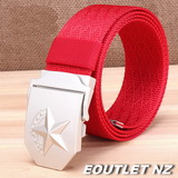 Military Surplus "ARMY STAR" BDU Operator / Duty Belt (RED)