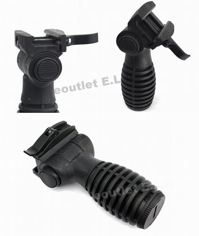 T-FS Style QD Lever 7 Position Foregrip Grip Black