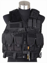 Emerson TAC-V10 Assault Combat Cordura 1000D Vest BK