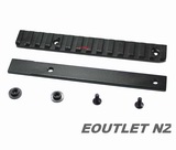 VO M series M16A2 / M4A1 Quad Rail Bottom Weaver Picatinny Rail