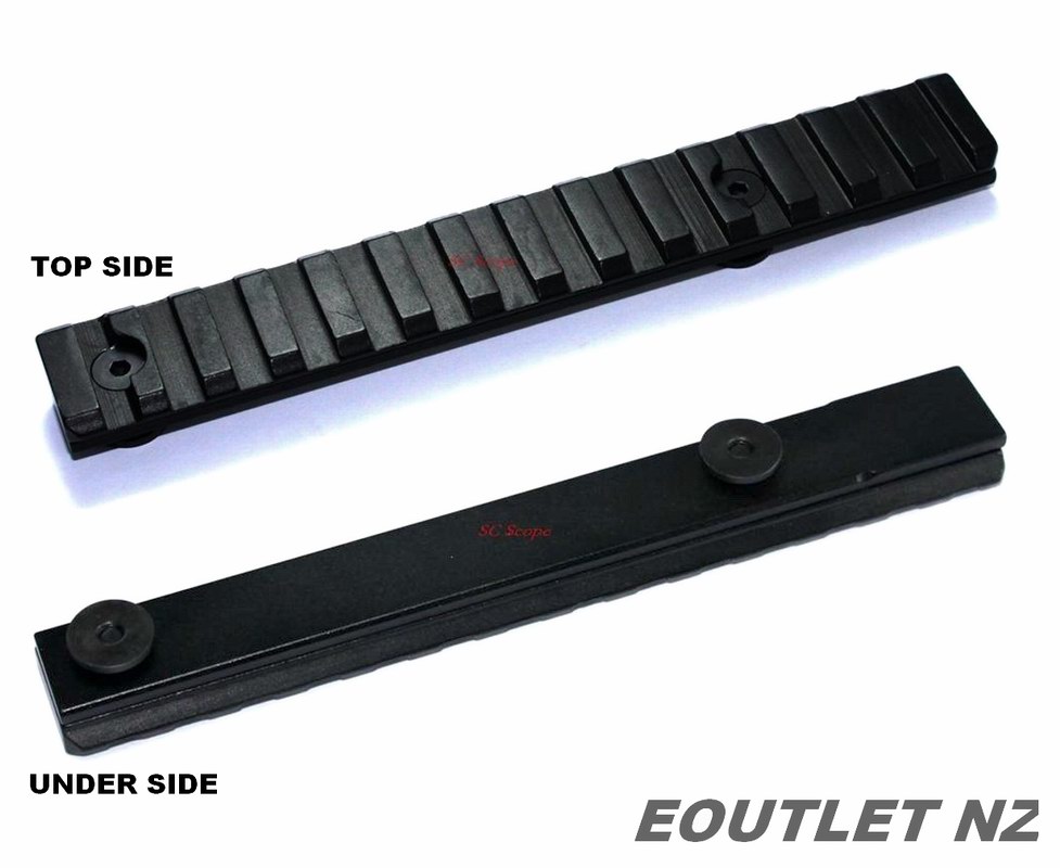 VO M series M16A2 / M4A1 Quad Rail Bottom Weaver Picatinny Rail