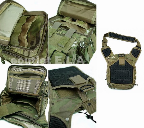 Tactical Shoulder Utility Gear Tool Bag Multicam