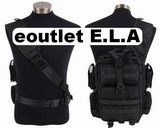 Tactical Shoulder Field Operation Slinger Bag 1000D Black