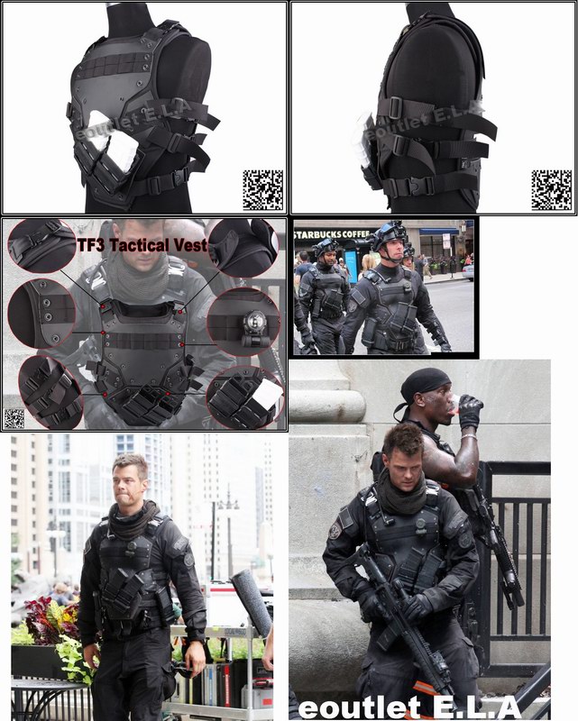 TF3 Transformer Tactical Vest w/FastMag Black