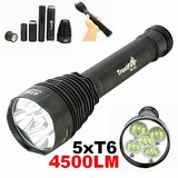 TF 5X Cree XM-L T6 LED 4500LM Flashlight