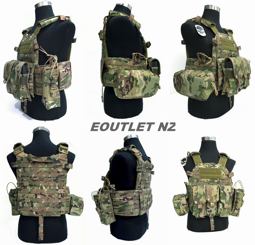TMC Cordura LBT6094A Style Plate Carrier w/3 Pouch (Multicam)