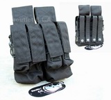 Cordura MOLLE M4/M16 + Pistol MAG Mon Key Pouch Black