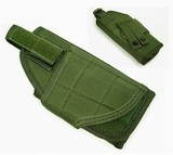 TORNADO Molle & Belt Handgun Pistol RH Holster OD