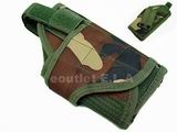 TORNADO Molle & Belt Handgun Pistol Holster Woodland