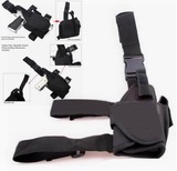 TORNADO Dropleg Pistol Universal Holster BLACK