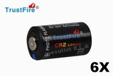 6X TRUSTFIRE CR2 3V LITHIUM BATTERY