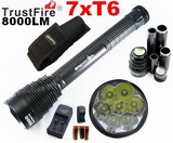 TrustFire 7x XM-L T6 LED Torch 8000LM Rechargeable
