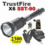 TrustFire X6 SST-90 2300 Lumen LED RECHARGE Torch