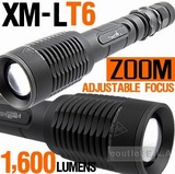 ULTRAFIRE XM-L T6 LED 1600L Zoomable Flash Torch