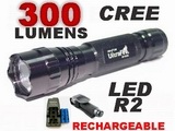 UltraFire R2 LED Flashlight Torch with 18650 set
