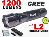 UltraFire 1200Lumens L2 SINGLE MODE XM-L2 LED Flashlight Torch