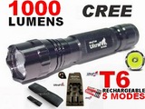 UltraFire 1000Lum T6 XM-L LED 5MODE Flashlight Torch RECHARGE