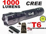 UltraFire 1000Lum T6 XM-L LED Flashlight Torch RECHARGE