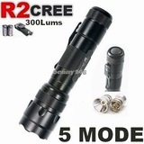 UltraFire 502B R2-5M 300Lum LED Tactic Flashlight