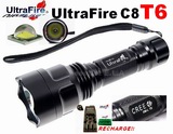 UltraFire C8 CREE XM-L T6 LED Torch SET 1000 Lumen
