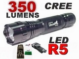 Ultrafire 6P 350 Lumens R5 LED RECHARGEABLE Torch