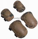 US TACTICAL CORDURA KNEE & ELBOW PADS Digital Woodland