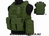 USMC MOLLE Combat Assault Plate Carrier Vest OD