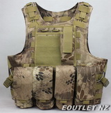 USMC MOLLE Combat Assault Plate Carrier Vest Highlander