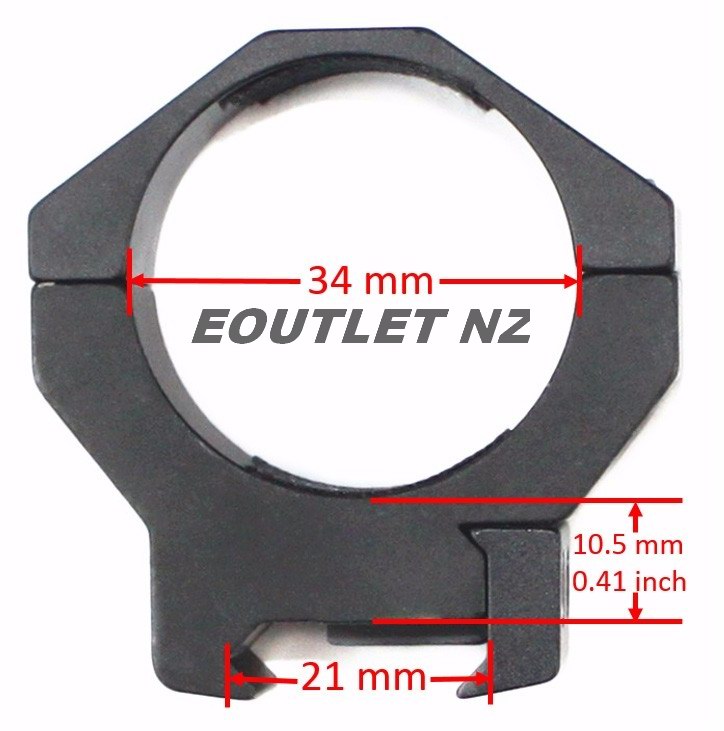 Vector Optics Tactical 35mm & 34mm Low Weaver Riflescope Mount R