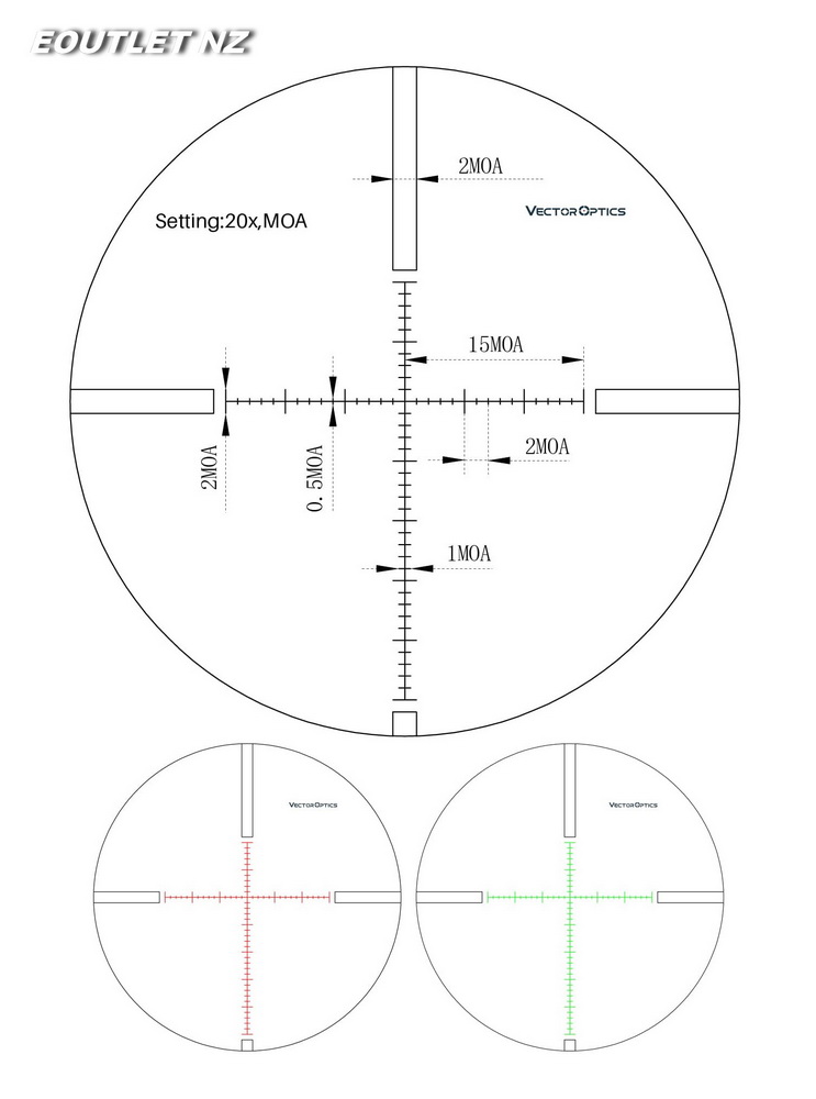 Vector Optics Sentinel 10-40x50 SFP E-SF Sniper Riflescope GenII