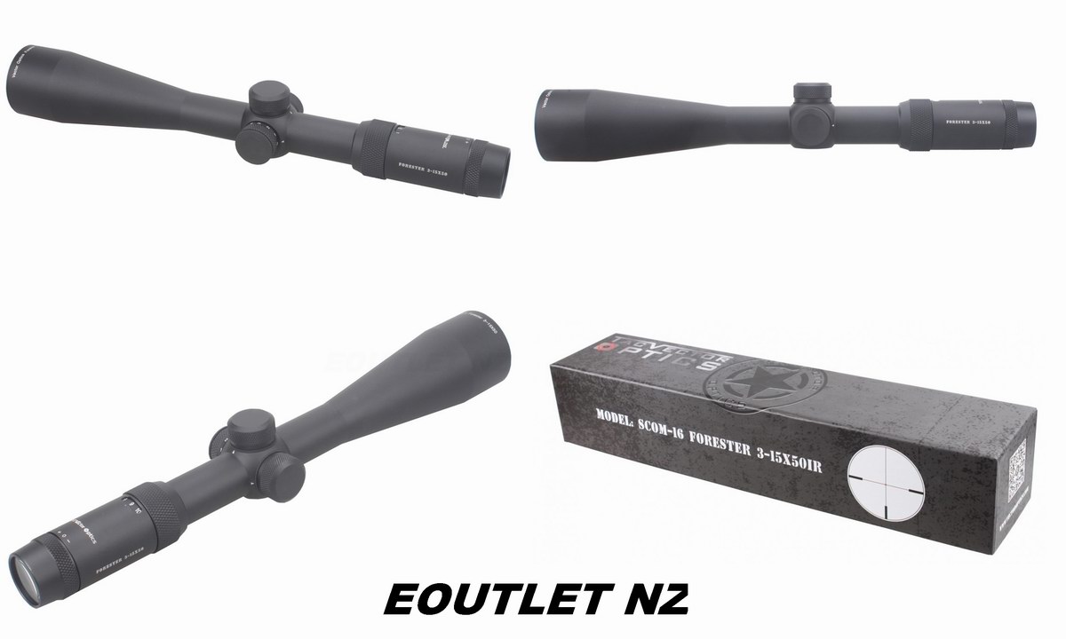 Vector Optics Forester 3-15x50 IR Rifle Scope