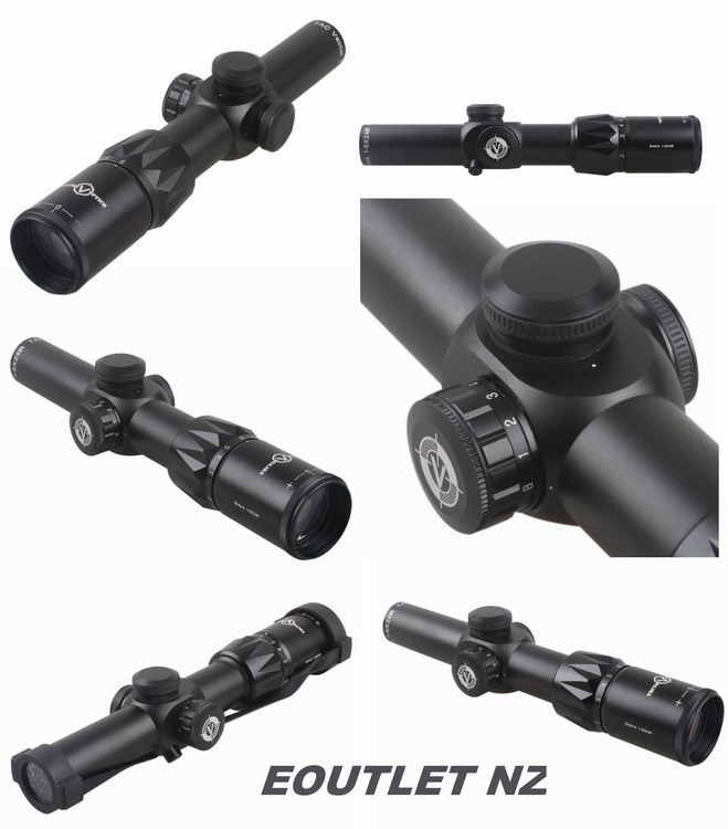 Vector Optics Grimlock 1-6x24 IR Long Eye Relief Riflescope GEN1