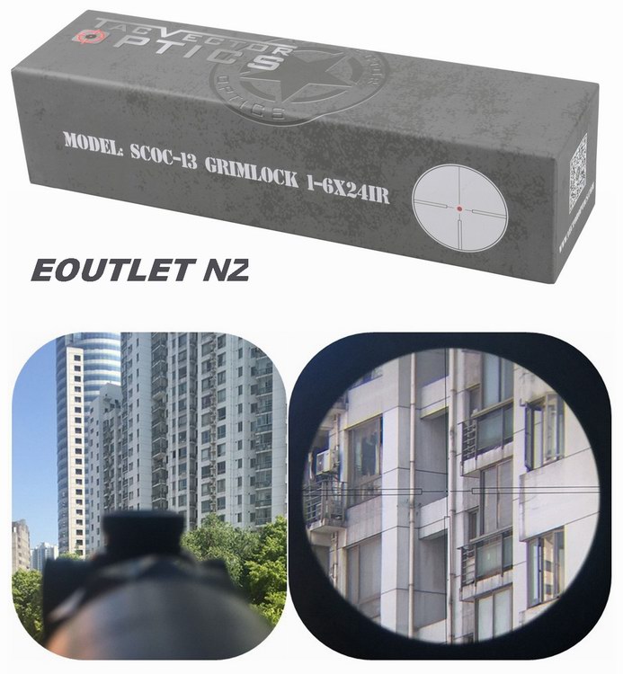 Vector Optics Grimlock 1-6x24 IR Long Eye Relief Riflescope GEN1