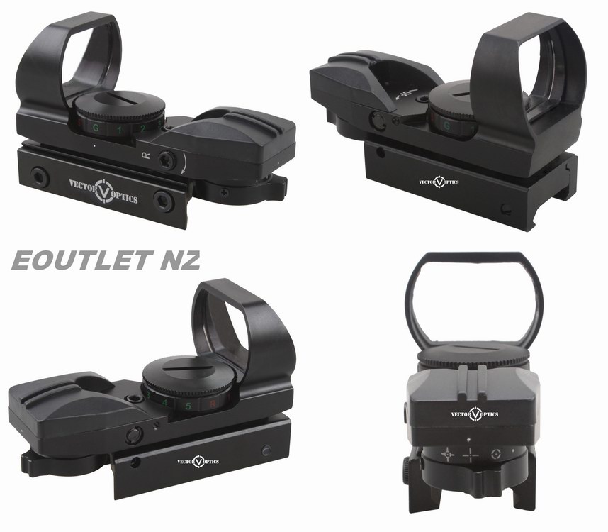 Vector Optics Imp 1x23x34 Multi Reticle Reflex Red Dot Scope