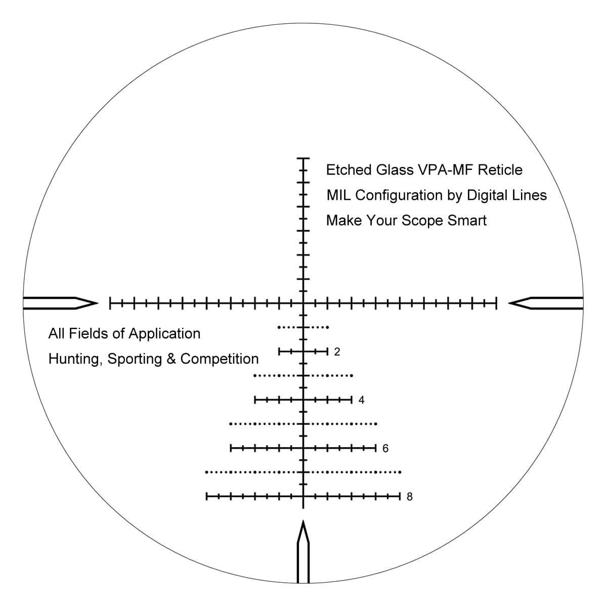 Vector Optics Marksman 6-24x50 FFP Tactical Riflescope Scope
