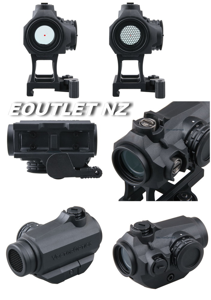 Vector Optics Maverick 1x22 BLACK Rubber Armour