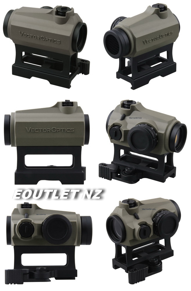 Vector Optics Maverick 1x22 Dark Earth Rubber Armour