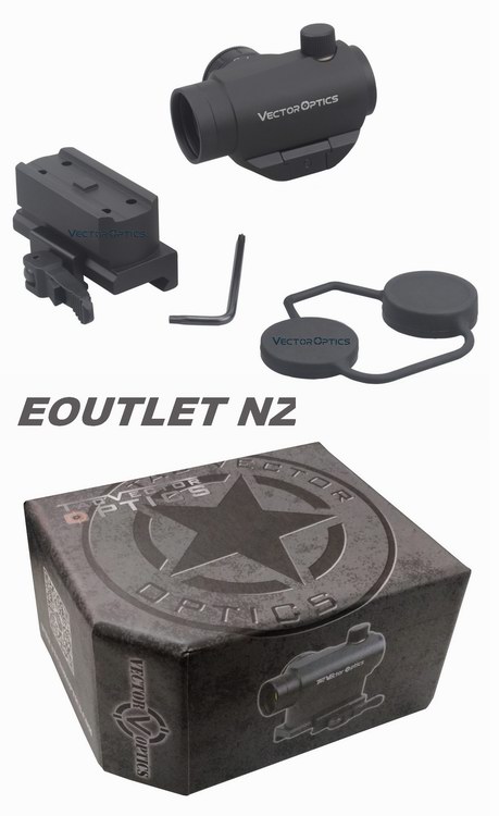 Vector Optics Maverick 1x22 Tactical Reflex Red Dot Scope Sight