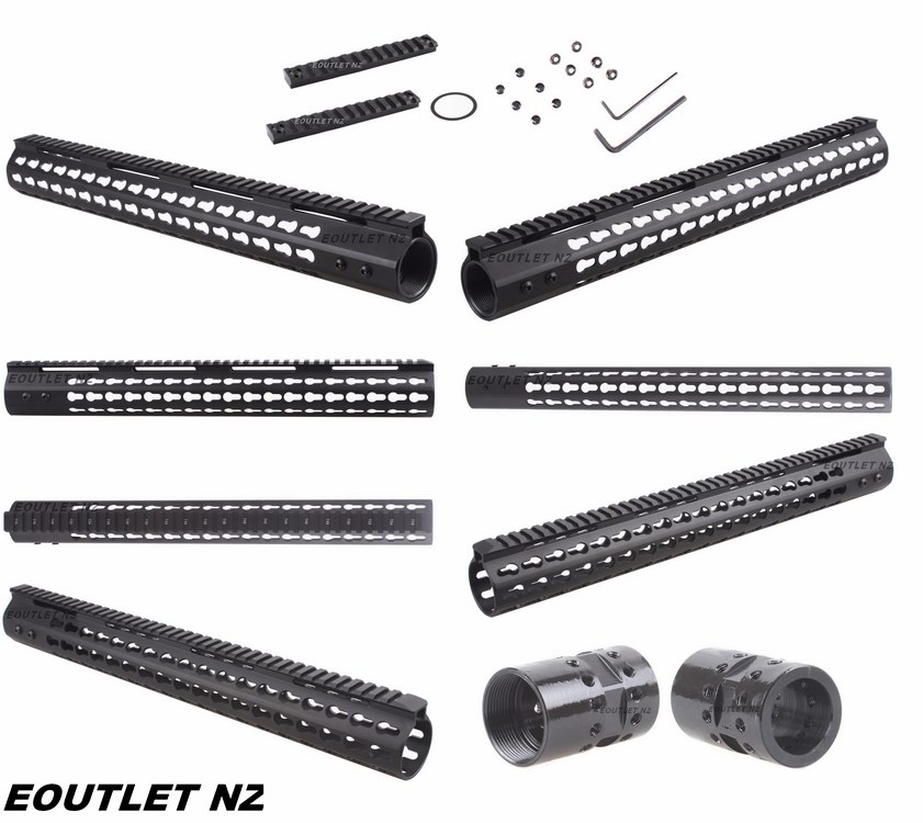 VO Tactical AR10 .308 17\" Inch KeyMod Free Float Handguard