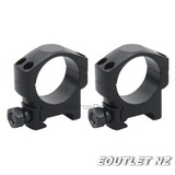 VO Tactical 30mm LOW Mark Weaver Mount Ring PAIR - LOW