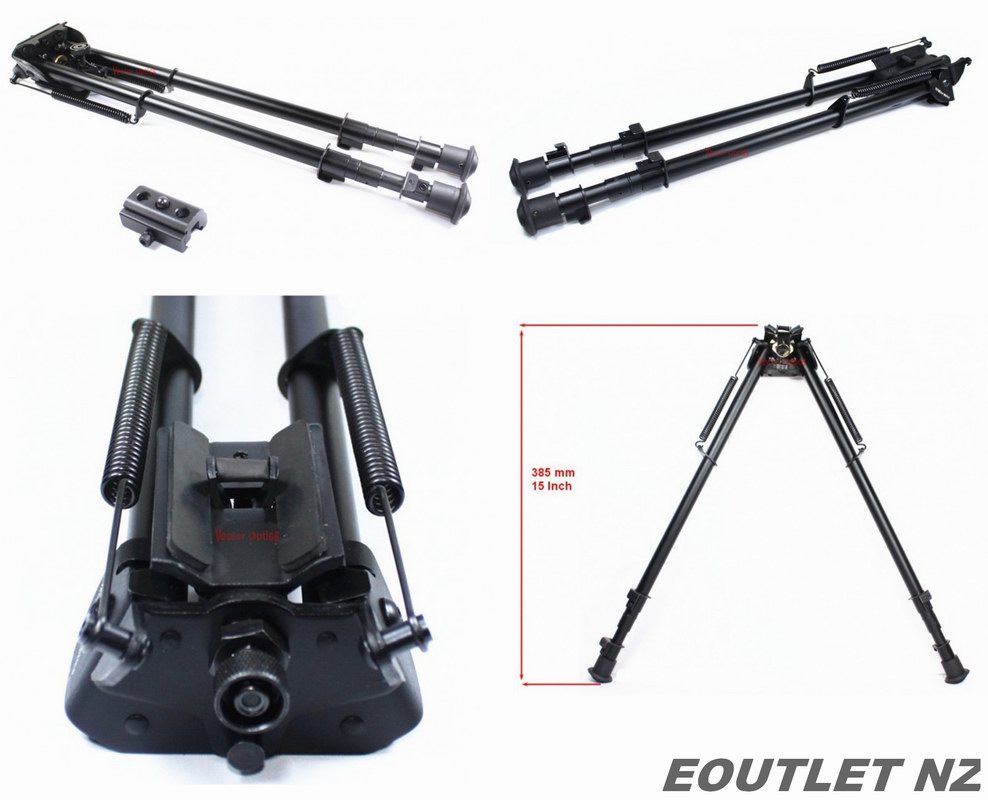 VO Harris Type Sling Stud 15\"-26\" Folding Bipod SWIVEL/TI