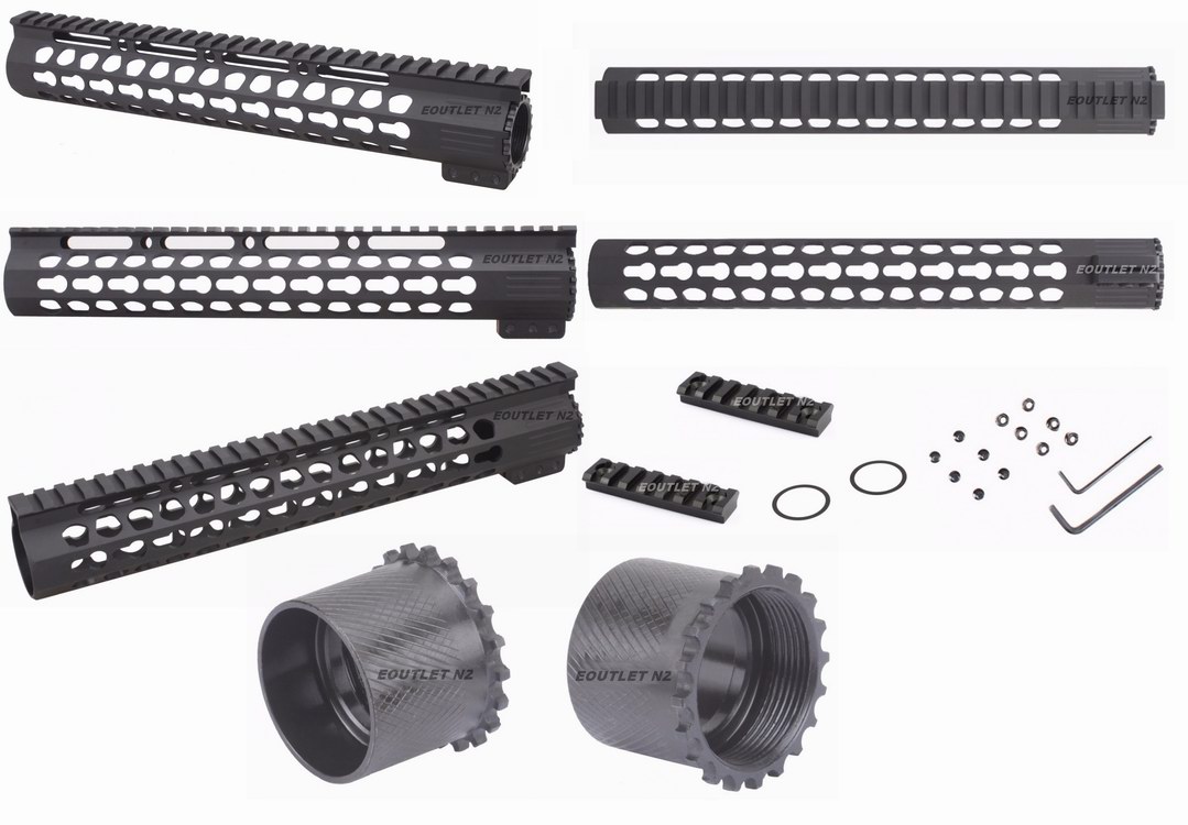VO KeyMod 12\" Slim Lightweight Free Float Handguard Mount