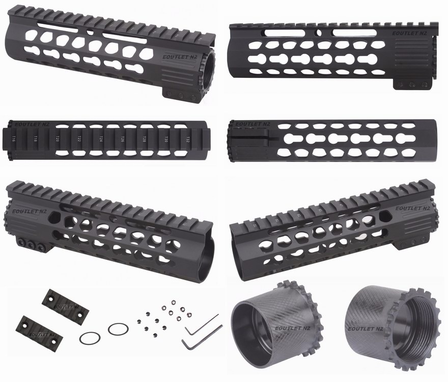 VO Tactical KeyMod 7\" Slim Lightweight Free Float Handguard