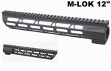 Tactical M-LOK 12" Slim Free Float Handguard for M Series GBB