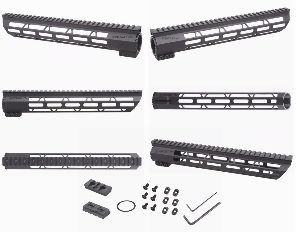 Tactical M-LOK 12\" Slim Free Float Handguard for M Series GBB