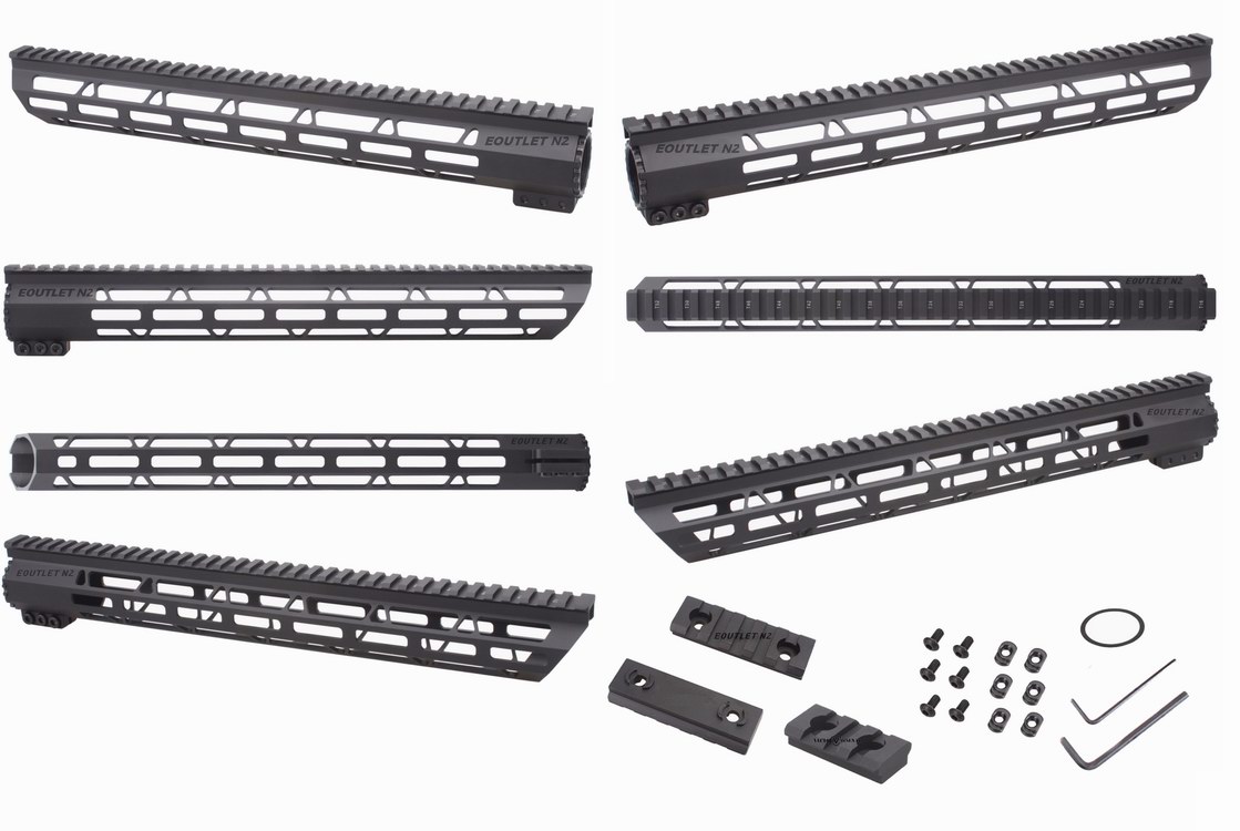 Tactical M-LOK 15\" Slim Free Float Handguard for M Series GBB