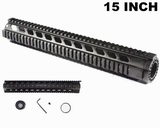 Tactical T.S. 15" Carbine Free Floating Quad Rail Handguard