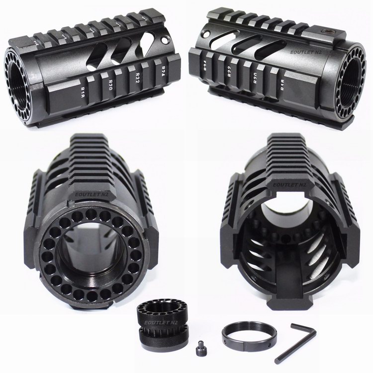 Tactical T.S. 4\" Carbine Free Floating Quad Rail Handguard Mount